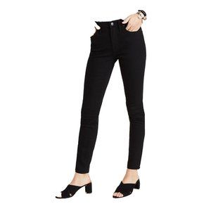 MADEWELL Black 9" High Rise Skinny Jeans